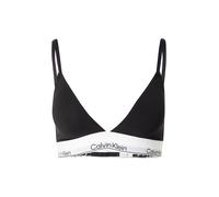 Calvin Klein Donna Reggiseno a Triangolo Lightly Lined con Fascia con Logo, Nero (Black(Ub1)), XS