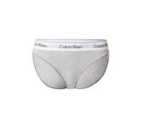 Calvin Klein Donna Slip Taglio Bikini High Leg con Fascia con Logo, Grigio (Grey Heather), M