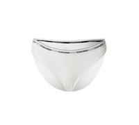 Calvin Klein Donna Slip Taglio Bikini con Fascia con Logo, Bianco (White), XS