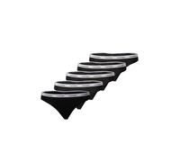 Calvin Klein Donna Slip Taglio Bikini Confezione da 5 Low-Rise Intimo, Multicolore (Black/Black/Black/Black/Black), M