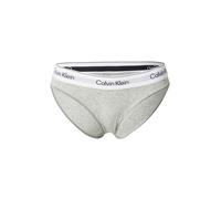 Calvin Klein Donna Slip Taglio Bikini con Fascia con Logo, Grigio (Grey Heather), S