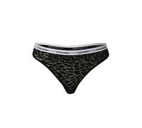 Calvin Klein Donna Perizoma Thong Intimo, Nero (Black), XL