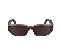 Calvin Klein Unisex Adult Sunglasses CK24500S - Brown/Rose with Solid Dark Purple Lens