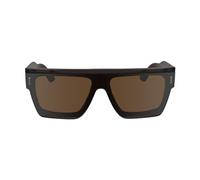 Calvin Klein Unisex Adult Sunglasses CK24502S - Taupe with Solid Brown Lens