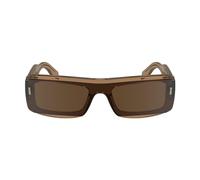 Calvin Klein Unisex Adult Sunglasses CK24503S - Light Brown with Solid Brown Lens