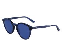 Calvin Klein Unisex CK23510S 430 Occhiali da sole Acetato Havana Blu Geometrica Normale Normale
