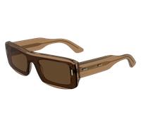 Calvin Klein Unisex CK24503S 278 Occhiali da sole Acetato Marrone Marrone Squadrata Normale Normale