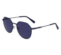 Calvin Klein Unisex CKJ23201S 400 Occhiali da sole Metallo Blu Blu Rotonda Normale Normale