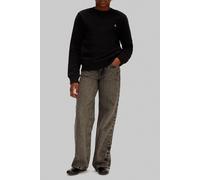 Calvin Klein Unisex Mini Badge Regular Sweater Black Taglia: 10 | Maglioni Outlet | kids | Nero