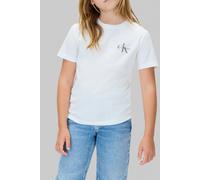 Calvin Klein Unisex Small Monologo Ss Tee Bright White Taglia: 14 | T-shirt Outlet | kids | Bianco