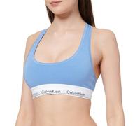 Calvin Klein Unlined Bralette 0000F3785E Brassière, Blue (Glacier), M Donna
