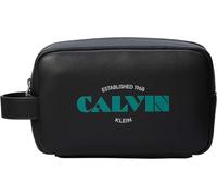 Calvin Klein Uomo Beauty Case Graphic con Cinturino, Nero (Black), Taglia Unica