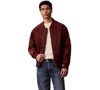 Calvin Klein Uomo Bomber Hero con Zip, Rosso (Mocha Moment), M