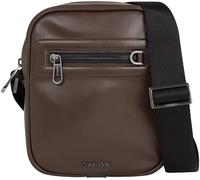 Calvin Klein Uomo Borsa a Tracolla Elevated Reporter Piccola, Marrone (Java Brown Smooth), Taglia Unica