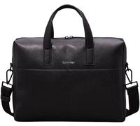 Calvin Klein Uomo Borsa Laptop Laptop Bag Elegante, Nero (Ck Black Saffiano), Taglia Unica