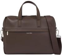 Calvin Klein Uomo Borsa Laptop Must Laptop Bag con Cerniera, Marrone (Java Brown Pebble), Taglia Unica