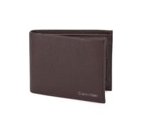 Calvin Klein Uomo Borsello Bifold in Pelle, Marrone (Dark Brown), Taglia Unica