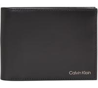 Calvin Klein Uomo Borsello Smooth Trifold in Pelle, Nero (Ck Black), Taglia Unica