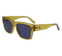 Calvin Klein Uomo CKJ23605S 701 Occhiali da sole Bio-iniettato Giallo Viola Squadrata Normale Normale