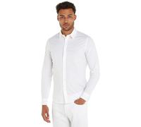 Calvin Klein Uomo Camicia Slim Stretch Shirt Maniche Lunghe, Bianco (Bright White), L