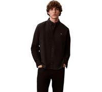 Calvin Klein Uomo Camicia Solid Oxford Classic Shirt Camicia Casual, Nero (Black), XL