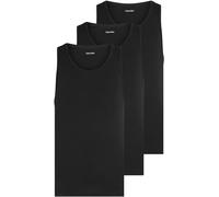Calvin Klein Uomo Canotte Confezione da 3 con Scollo Rotondo, Nero (Black, Black, Black), XXL