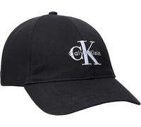 Cappellino Calvin Klein Monogram Embroidery nero puro