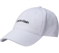 Calvin Klein Uomo Cappellino Embroidery in Cotone, Multicolore (Bright White/Black), Taglia Unica