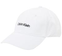 Calvin Klein Uomo Cappellino Embroidery in Cotone, Multicolore (Bright White/Black), Taglia Unica