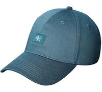 Calvin Klein Monologo LV04D5077G Berretto da Uomo con Toppa in Tessuto, Blu (Atlantic Deep), Taglia Unica, Blu (Atlantic Deep), Taglia Unica
