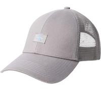 Calvin Klein Uomo Cappellino Monologo Woven Patch Trucker con Mesh, Grigio (Cloudburst), Taglia Unica