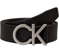 Calvin Klein Uomo Cintura Ck Buckle Belt 3.5 cm Cintura in Pelle, Nero (Ck Black), 90 cm