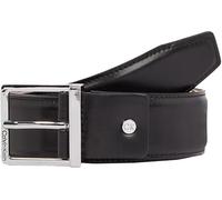 Calvin Klein Uomo Cintura Sleek Square in Pelle