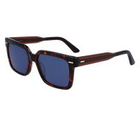 Calvin Klein Uomo CK22535S 235 Occhiali da sole Acetato Havana Blu Squadrata Normale Fotocromatiche