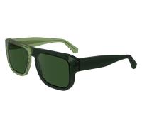 Calvin Klein Uomo CKJ24607S 305 Occhiali da sole Acetato Verde Verde Squadrata Normale