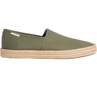 Calvin Klein Ess Espadrille CV Hm0hm02076, Espadrillas Uomo, Green (Deep Lichen Green), 40 EU