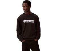 Calvin Klein Uomo EU Sportswear Graphic Girocollo LV04LF231G, Nero, S