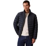 Calvin Klein Uomo Giacca Imbottita Nylon Hooded Puffer con Cappuccio, Blu (Ink), L