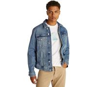 Calvin Klein Uomo Giacca in Jeans Slim Fit, Blu (Denim Dark), L