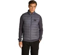 Calvin Klein Uomo Gilet Down Vest Gilet Imbottito, Grigio (Ebony), M
