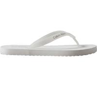 Calvin Klein Uomo Infradito Beach Slide Flip Flops, Bianco (Bright White), 45