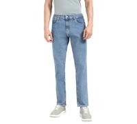Calvin Klein Uomo Jeans Slim Straight Gamba Gritta, Blu (Denim Medium), 32W/32L