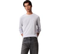 Calvin Klein Uomo Maglietta Maniche Corte Waffle Badge Tee con Scollo Rotondo