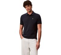 Calvin Klein Uomo Maglietta Polo Maniche Corte Monogram Pique in Cotone