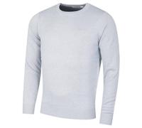 Calvin Klein Uomo Maglione Golf Girocollo - Azzurro Marl Chiaro - S
