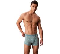 Calvin Klein Uomo Pantaloncini Boxer Confezione da 3 con Fascia con Logo, Turchese (Micro Chip/Diamond Logo+Zoni Beach/), M