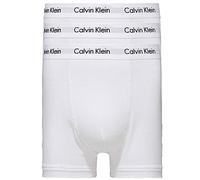 Calvin Klein Uomo Pantaloncini Boxer Confezione da 3 Intimo, Bianco (White), M