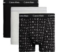 Calvin Klein Uomo Pantaloncini Boxer Confezione da 3 Intimo, Multicolore (Black/Grey Heather/Subdued Logo), XL