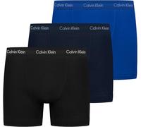 Calvin Klein Boxer Uomo Underwear Confezione da 3 Nero/Blu cobalto/Blu notte S
