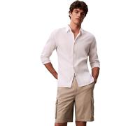 Calvin Klein Uomo Pantaloncini Cargo Cotton Pull On Lunghezza al Ginocchio